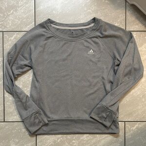 Adidas Women's Gray Sweatshirt